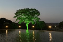 lago do sitio a noite