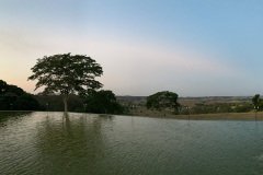 lago do sitio a tarde