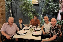 Jose-shirley-andre-carlos-jerome pizzaria