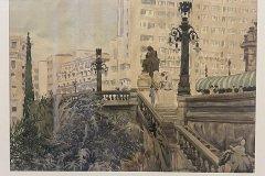 Diógenes Duarte Pães, 1950, aquarela